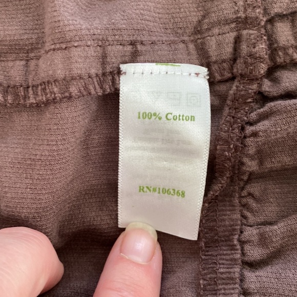 Garnet Hill brown corduroy tiered ruffle circle skirt size 8 - Picture 5 of 6